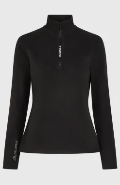 DamesFWC'Cruz Jack's Polartec® fleecetrui met halve rits| Zwart