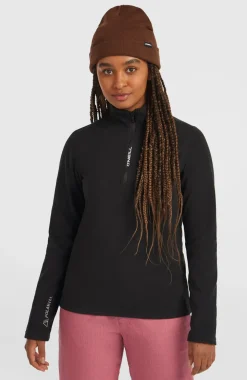 DamesFWC'Cruz Jack's Polartec® fleecetrui met halve rits| Zwart