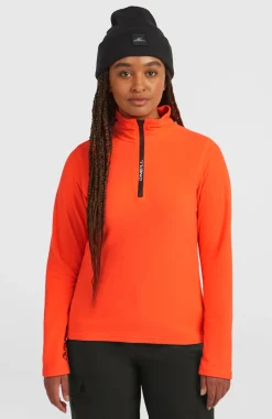 DamesFWC'Cruz Jack's Polartec® fleecetrui met halve rits| Rood