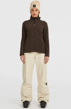 DamesFWC'Cruz Jack's Polartec® fleecevest met volledige rits| Bruin
