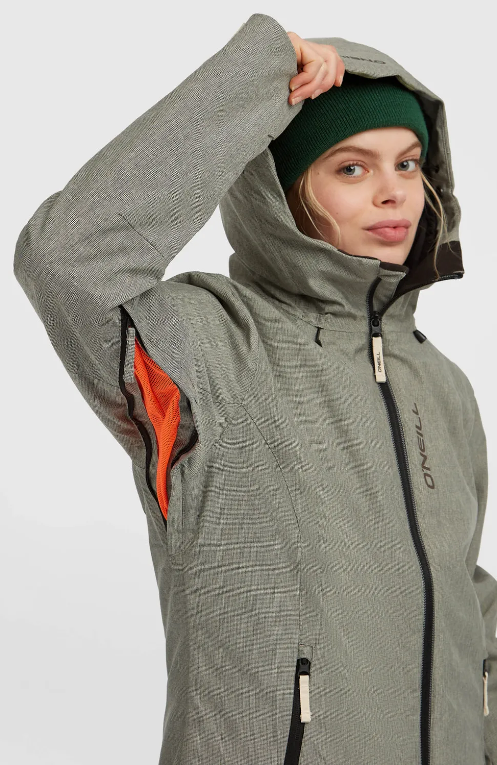 DamesFWC'Cruz Melange wintersportjas| Beige