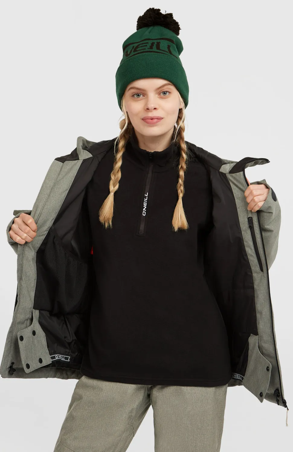 DamesFWC'Cruz Melange wintersportjas| Beige