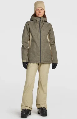 DamesFWC'Cruz Melange wintersportjas| Beige