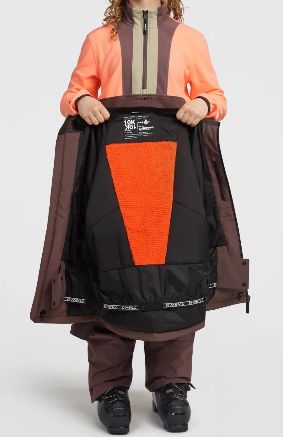 DamesFWC'Cruz Melange wintersportjas| Paars