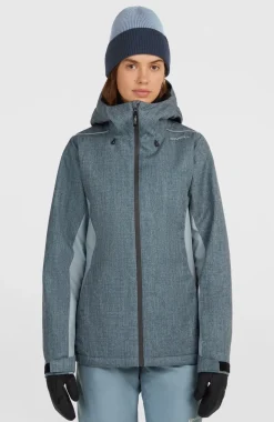 DamesFWC'Cruz Melange wintersportjas| Blauw