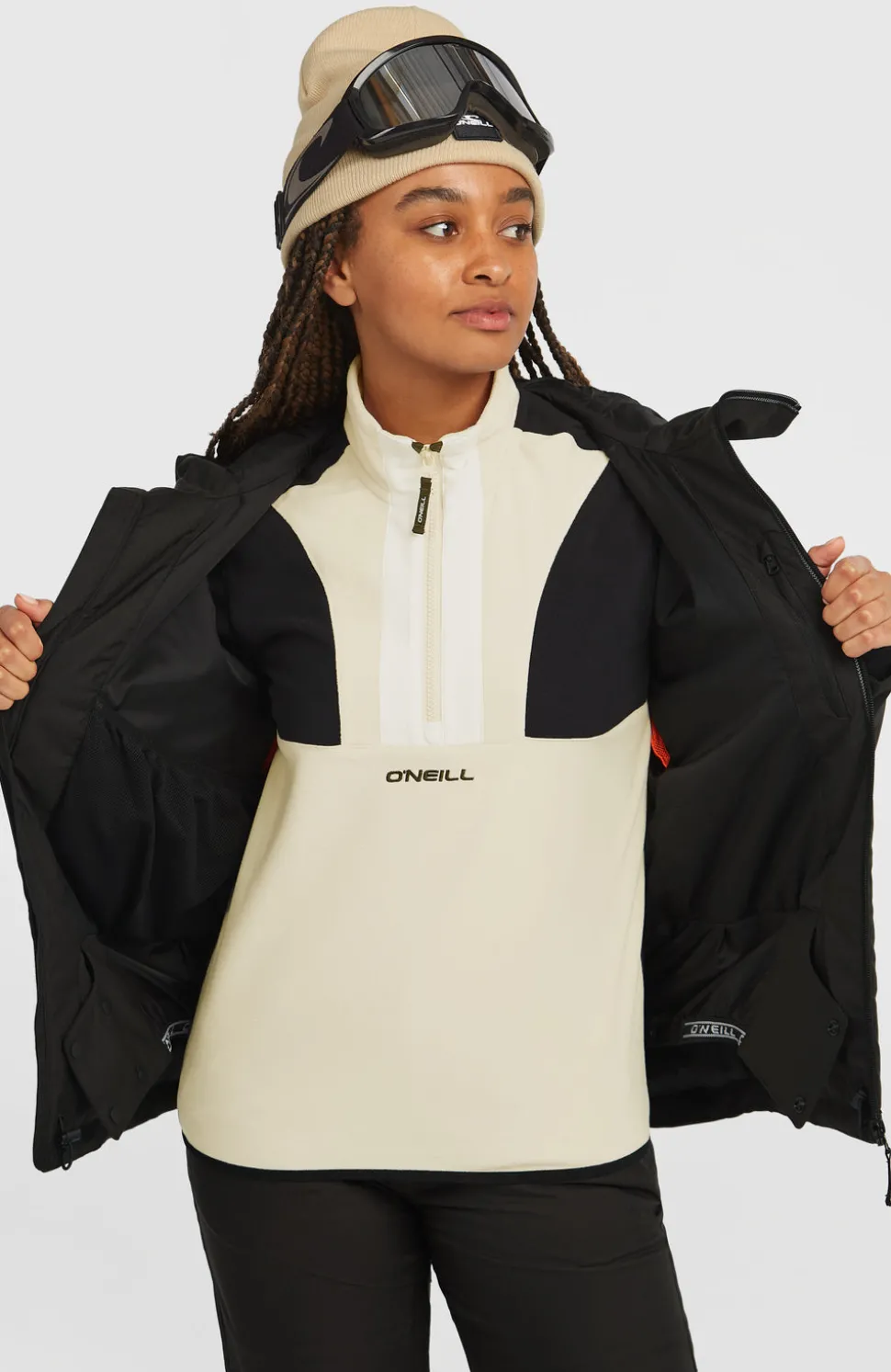 DamesFWC'Cruz Melange wintersportjas| Grijs