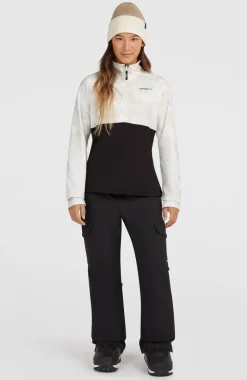 DamesFWC'Cruz Printed fleecetrui met halve rits| Wit