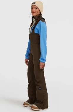 DamesFWC'Cruz Softshell wintersportbroek met bretels| Bruin