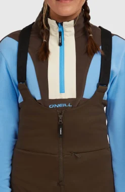 DamesFWC'Cruz Softshell wintersportbroek met bretels| Bruin