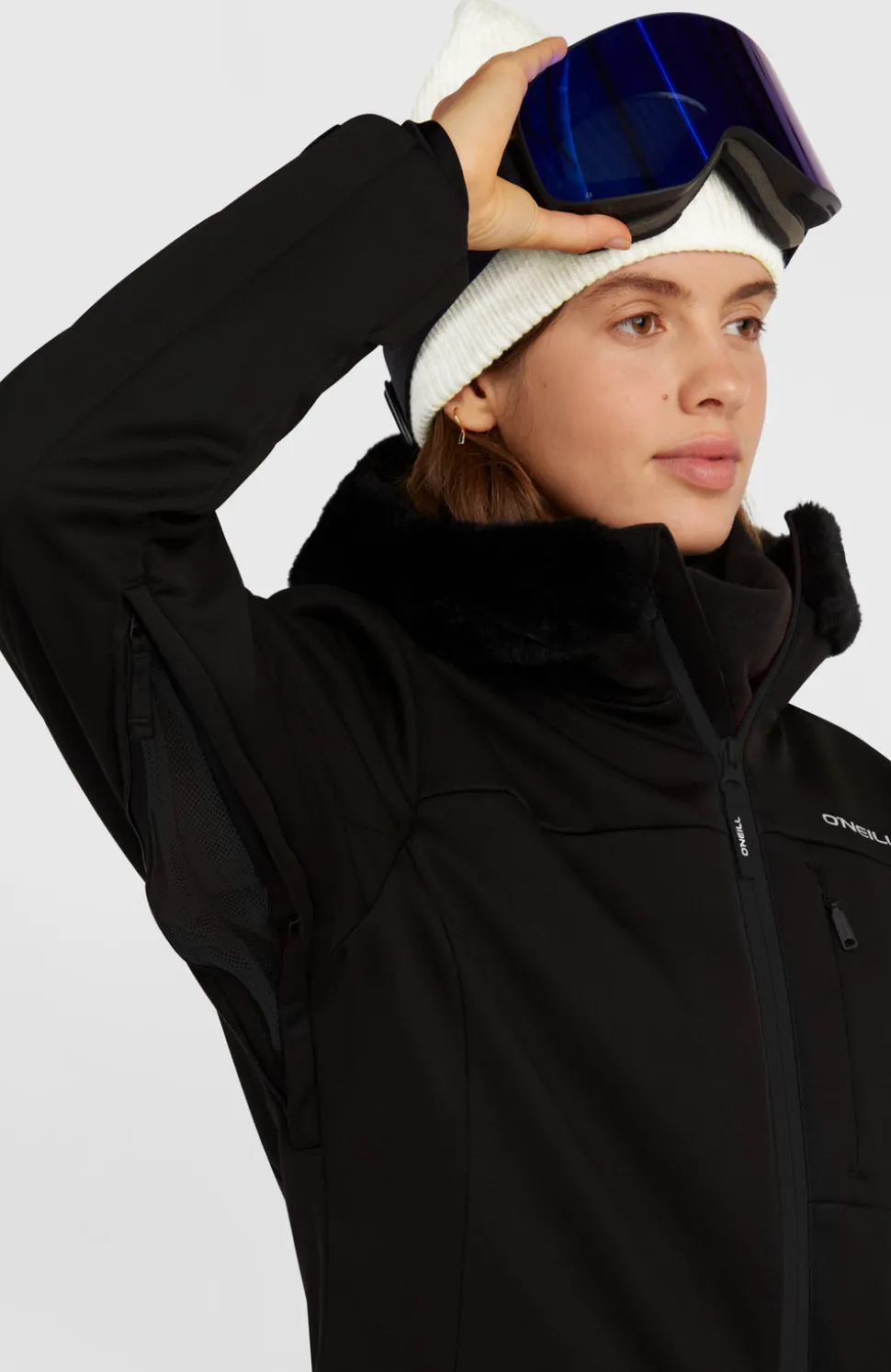 DamesFWC'Cruz Softshell wintersportjas| Zwart