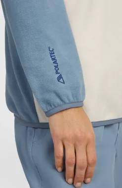 DamesFWC'Cruz Triple Polartec® fleecetrui met halve rits| Blauw Mix
