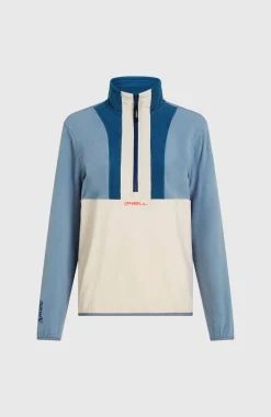 DamesFWC'Cruz Triple Polartec® fleecetrui met halve rits| Blauw Mix