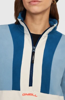 DamesFWC'Cruz Triple Polartec® fleecetrui met halve rits| Blauw Mix