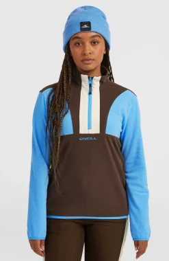 DamesFWC'Cruz Triple Polartec® fleecetrui met halve rits| Blauw Mix