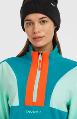 DamesFWC'Cruz Triple Polartec® fleecetrui met halve rits| Groen Mix