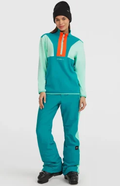 DamesFWC'Cruz Triple Polartec® fleecetrui met halve rits| Groen Mix