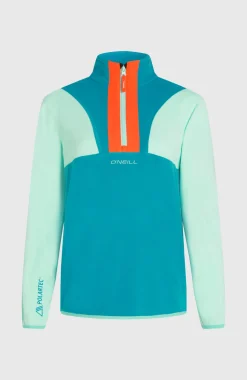 DamesFWC'Cruz Triple Polartec® fleecetrui met halve rits| Groen Mix