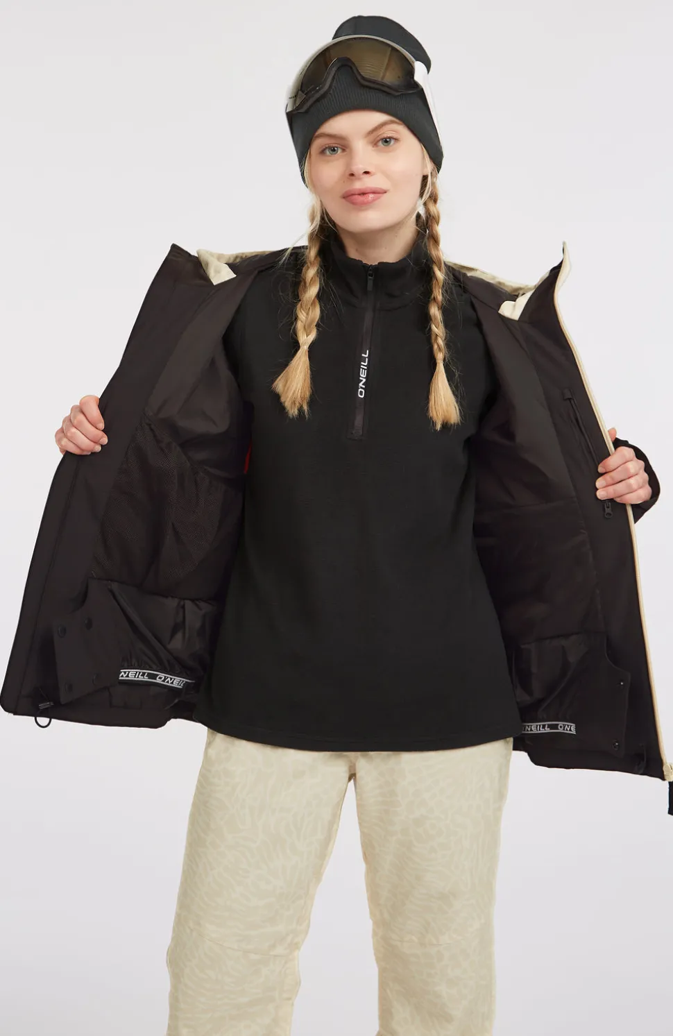 DamesFWC'Cruz Triple wintersportjas| Beige