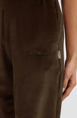 DamesFWC'Cruz Velour joggingbroek| Bruin