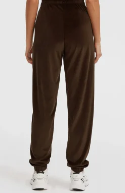 DamesFWC'Cruz Velour joggingbroek| Bruin