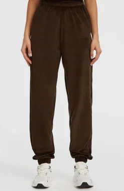 DamesFWC'Cruz Velour joggingbroek| Bruin