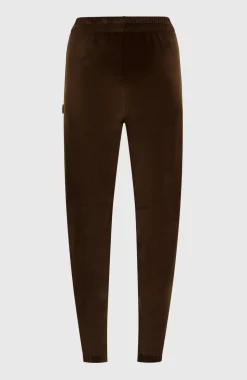 DamesFWC'Cruz Velour joggingbroek| Bruin