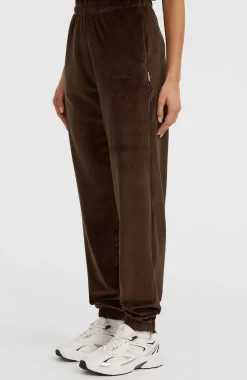 DamesFWC'Cruz Velour joggingbroek| Bruin