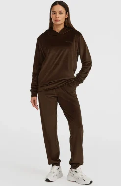 DamesFWC'Cruz Velour joggingbroek| Bruin