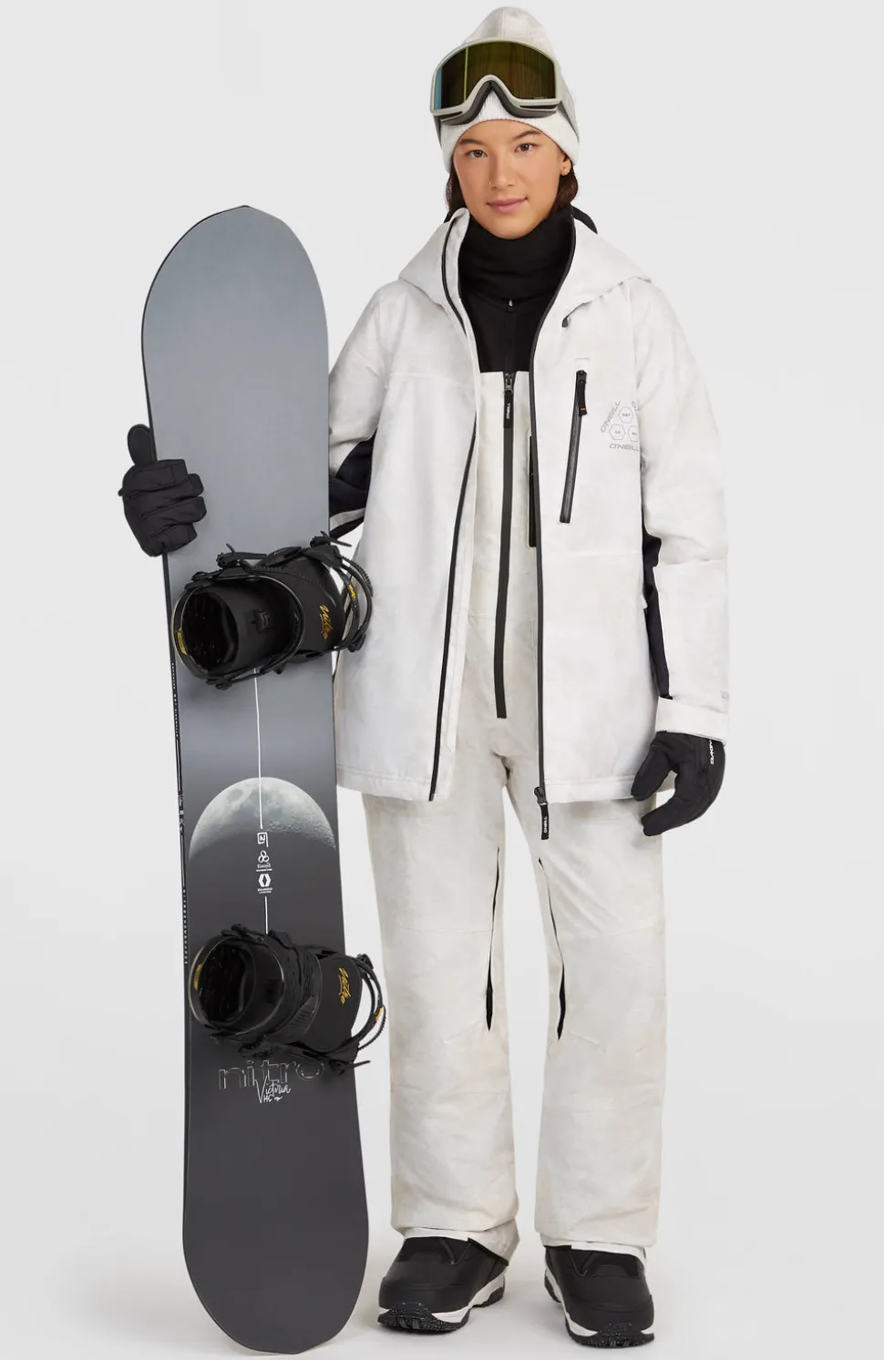 DamesFWC'Peak Bib wintersportbroek| Wit