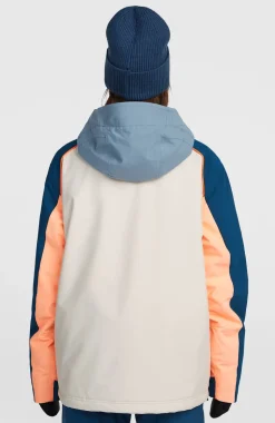 DamesFWC'Play Asymmetric wintersportjas| Blauw Mix