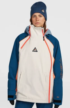 DamesFWC'Play Asymmetric wintersportjas| Blauw Mix
