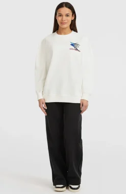 DamesFWC'Play Crew sweater| Wit