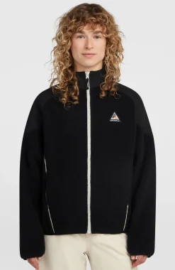 DamesFWC'Play Hyperfleece trui met volledige rits| Zwart