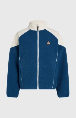 DamesFWC'Play Hyperfleece trui met volledige rits| Wit Mix