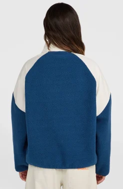 DamesFWC'Play Hyperfleece trui met volledige rits| Wit Mix