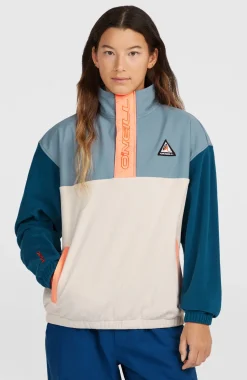 DamesFWC'Play Polartec® fleecetrui met halve rits| Blauw Mix