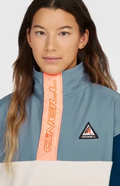 DamesFWC'Play Polartec® fleecetrui met halve rits| Blauw Mix