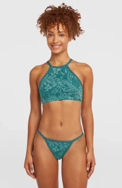 DamesHigh-Neck bikiniset| Groen