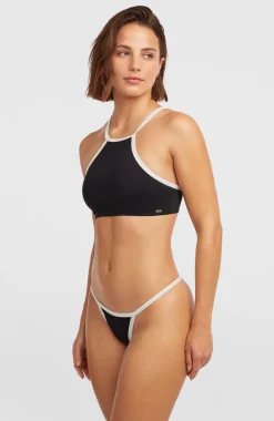DamesHigh-Neck bikiniset| Zwart