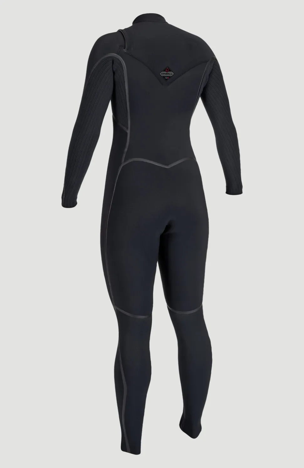 DamesHyperfreak Fire 5/4mm+ Chest Zip Full Wetsuit| Zwart