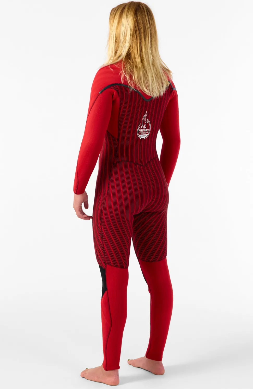 DamesHyperfreak Fire 4/3mm+ Chest Zip Full Wetsuit| Zwart