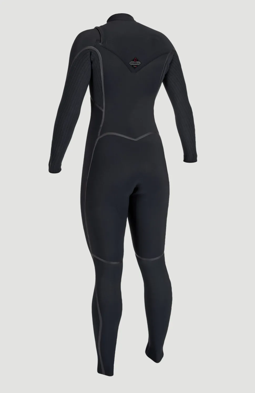 DamesHyperfreak Fire 4/3mm+ Chest Zip Full Wetsuit| Zwart