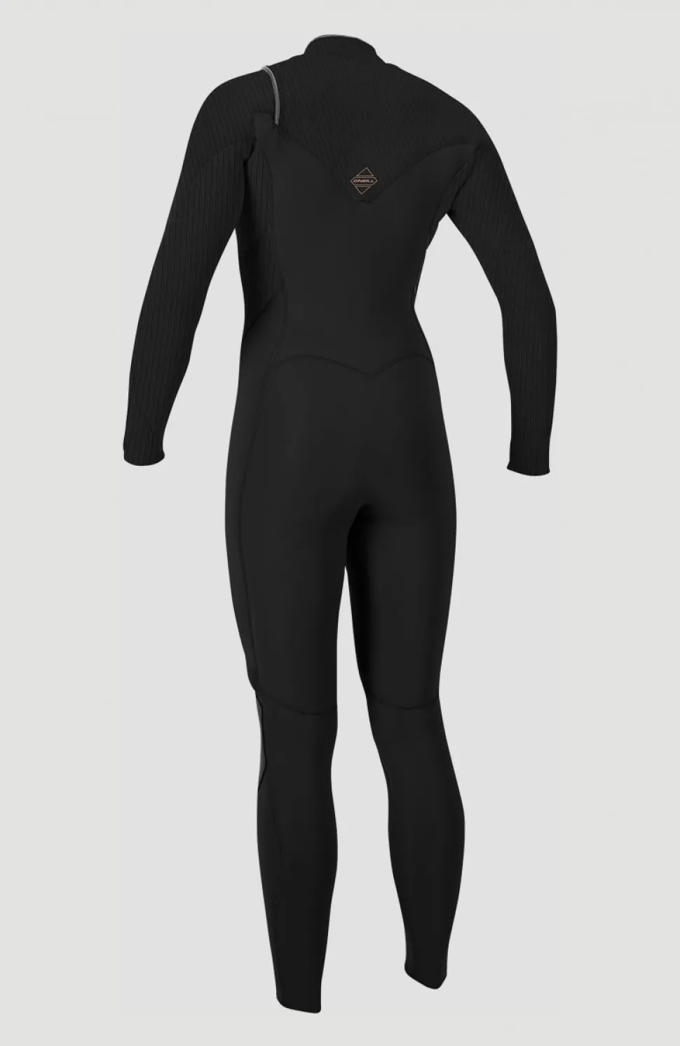 DamesHyperfreak Plus 4/3mm Chest Zip Full Wetsuit| Zwart