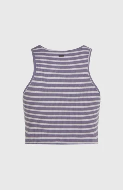 DamesJess Rib tanktop| Paars