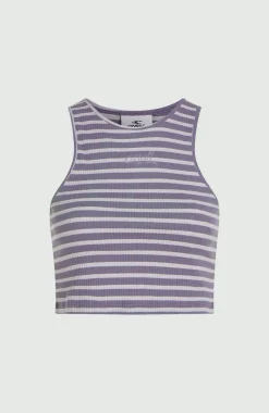 DamesJess Rib tanktop| Paars