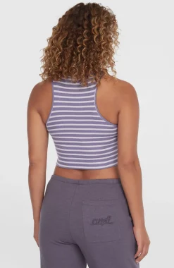 DamesJess Rib tanktop| Paars