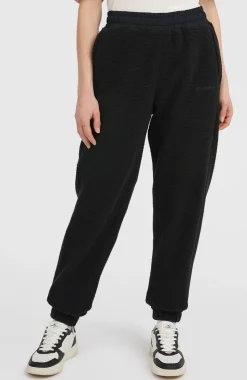 DamesMust-Have High-Pile joggingbroek| Zwart