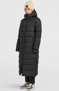 DamesMust-Have lange pufferjas| Zwart