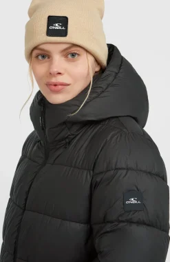 DamesMust-Have lange pufferjas| Zwart