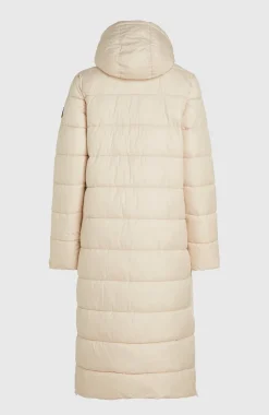 DamesMust-Have lange pufferjas| Beige